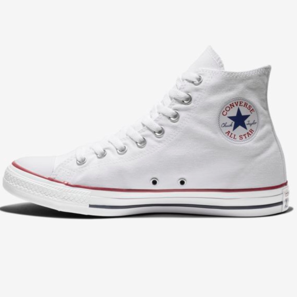 Converse All-Star white canvas high tops